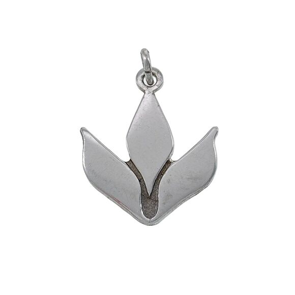 Vintage O.C. Tanner Sterling Silver 925 Religious Three Flame Charm Pendant - Picture 1 of 5